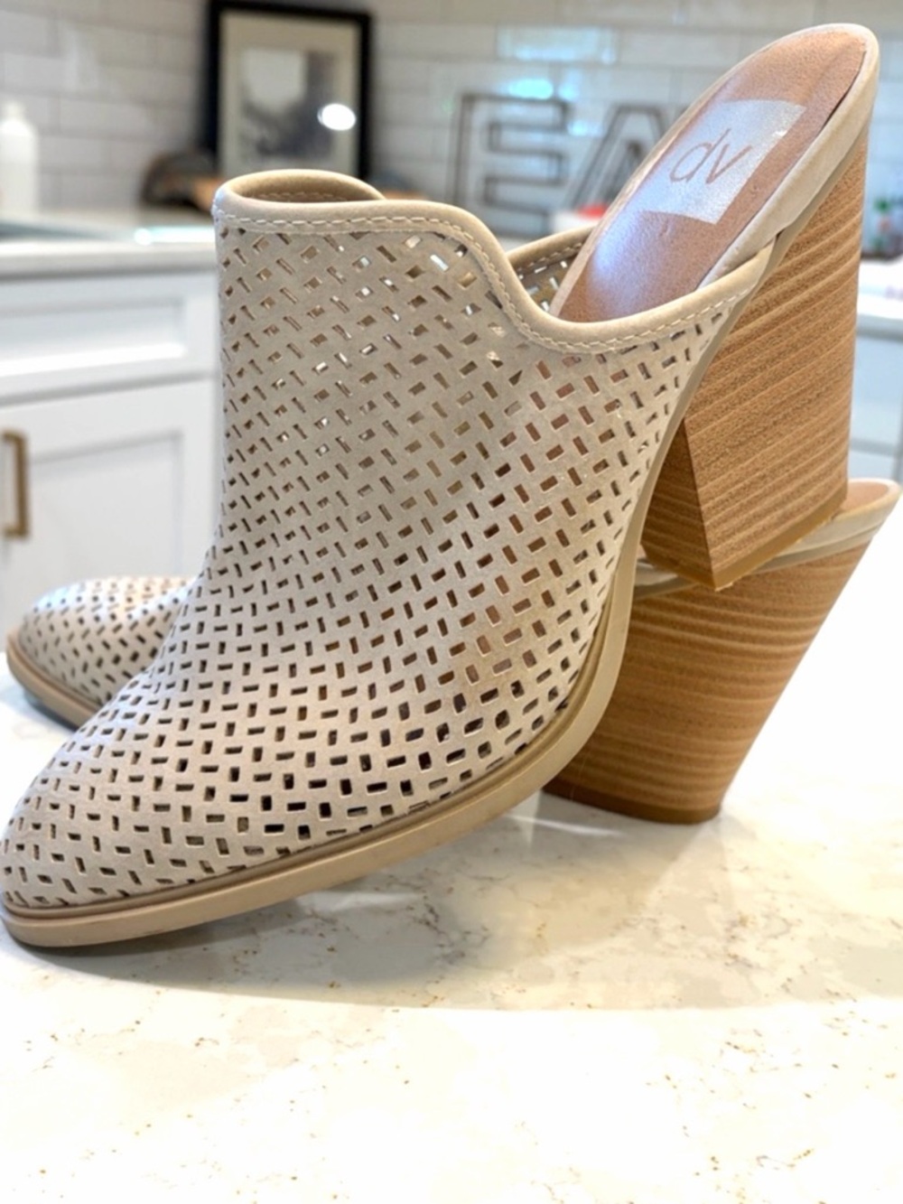 Dolce Vita Mule slide block heels pointed toe